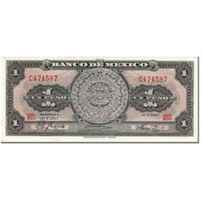 Banknote, Mexico, 1 Peso, 1967, 1967-05-10, KM:59j, UNC(60-62)