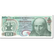 Banknote, Mexico, 10 Pesos, 1969, 1969-09-16, KM:63a, UNC(65-70)