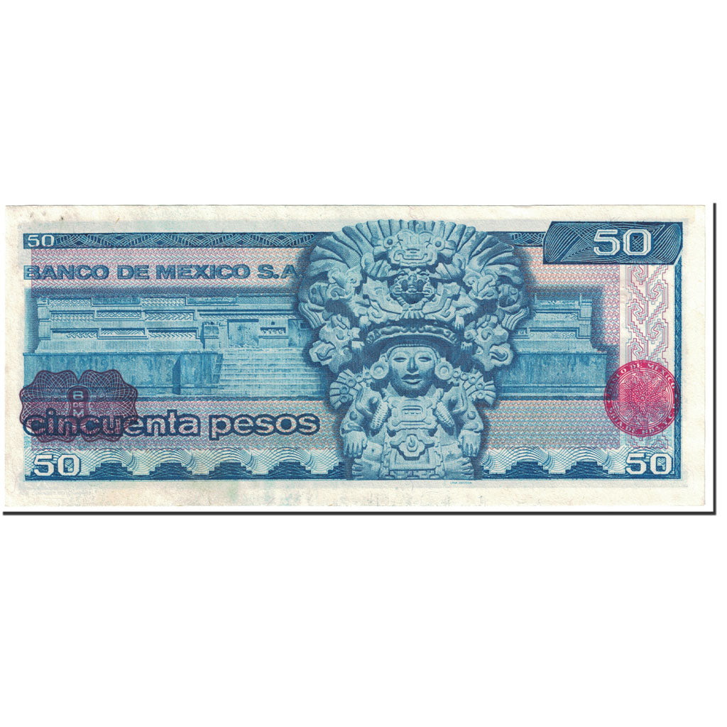 Banknote, Mexico, 50 Pesos, 1976, 1976-07-08, KM:65b, UNC(60-62)