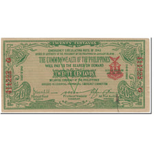 Banknote, Philippines, 20 Centavos, 1942, Undated (1942), KM:S644, UNC(63)