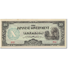Billet, Philippines, 10 Pesos, 1942, Undated (1942), KM:108a, SUP+