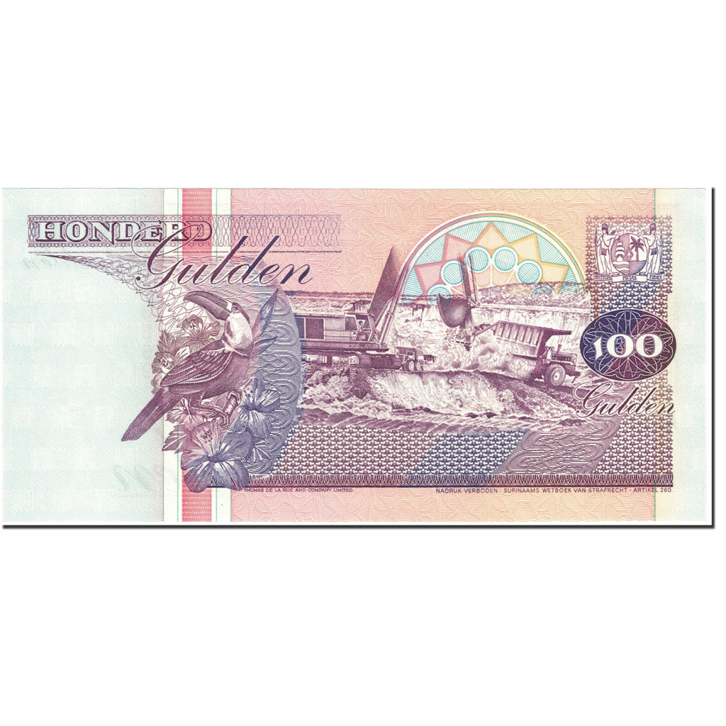 Banconote, Suriname, 100 Gulden, 1998, KM:139b, 1998-02-10, FDS