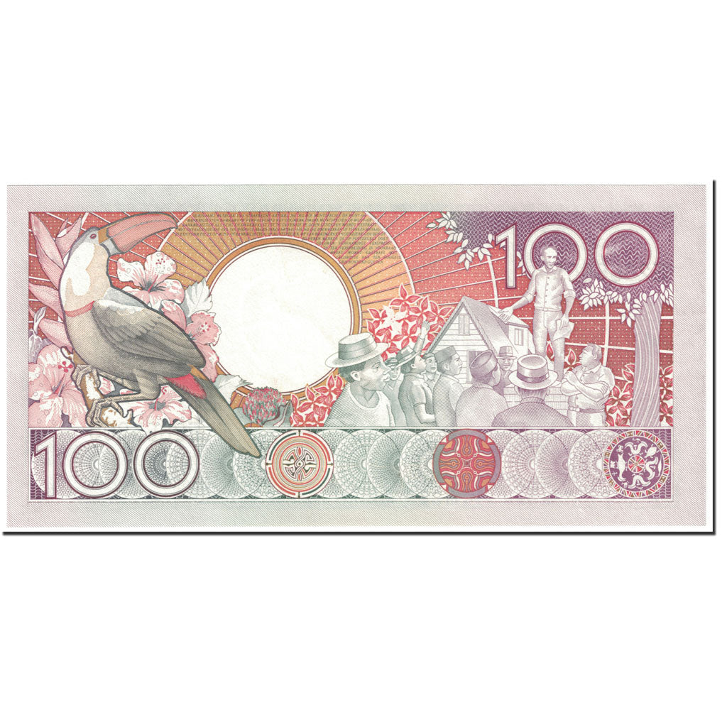 Billet, Surinam, 100 Gulden, 1986, 1986-07-01, KM:133a, NEUF