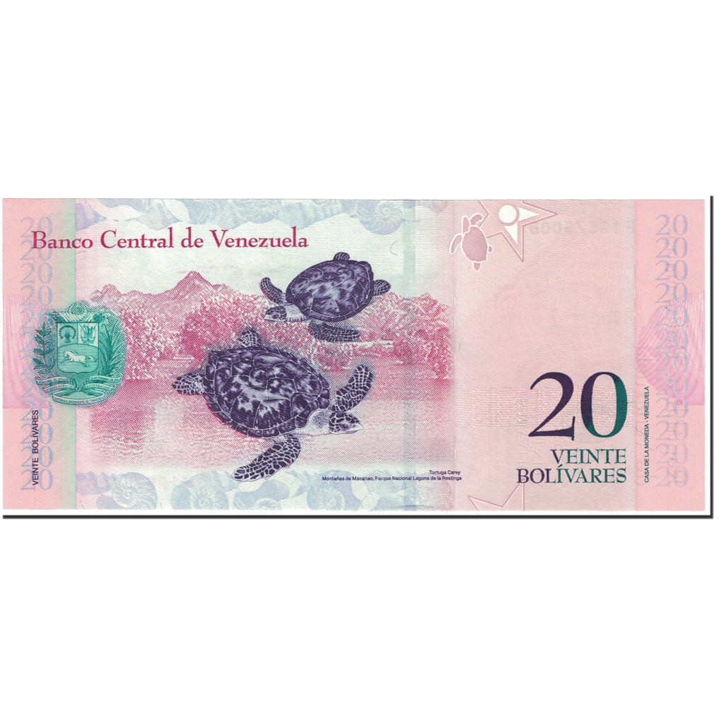 Banknote, Venezuela, 20 Bolivares, 2007, 2007-05-24, KM:91b, UNC(65-70)