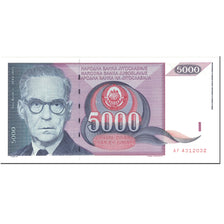 Banknote, Yugoslavia, 5000 Dinara, 1991, Undated (1991), KM:111, UNC(65-70)