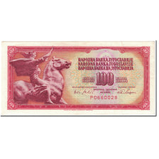 Banknote, Yugoslavia, 100 Dinara, 1965, 1965-08-01, KM:80a, AU(50-53)