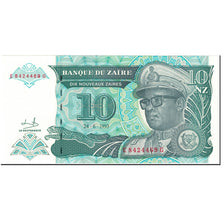 Billet, Zaïre, 10 Nouveaux Zaïres, 1993, 1993-06-24, KM:54a, NEUF
