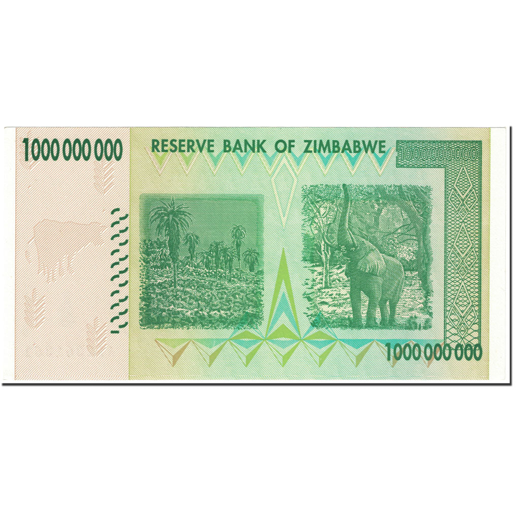 Banknote, Zimbabwe, 1 Billion Dollars, 2008, Undated (2008), KM:83, UNC(64)