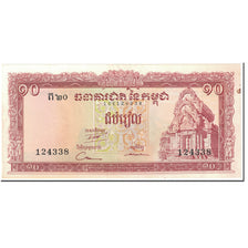 Billet, Cambodge, 10 Riels, 1962-1975, Undated (1962-1975), KM:11c, SPL