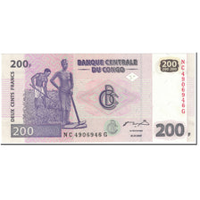 Banknote, Congo Democratic Republic, 200 Francs, 2007, 2007-07-31, KM:99a
