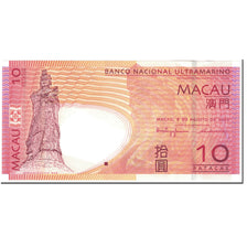 Banknote, Macau, 10 Patacas, 2005, 2005-08-08, KM:80, UNC(65-70)