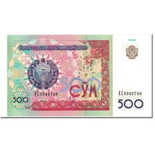 Banknote, Uzbekistan, 500 Sum, 1999, Undated (1999), KM:81, UNC(64)