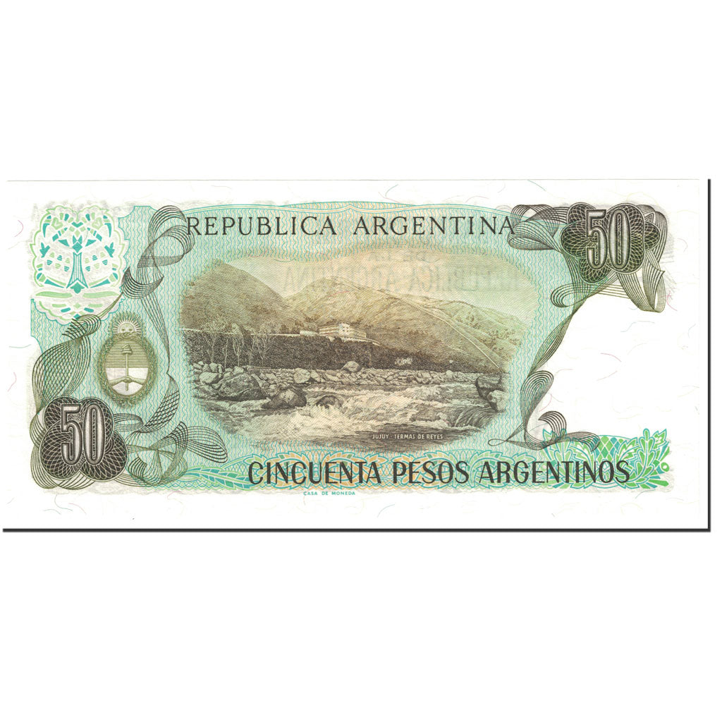 Billet, Argentine, 50 Pesos Argentinos, 1985, Undated (1985), KM:314a, NEUF