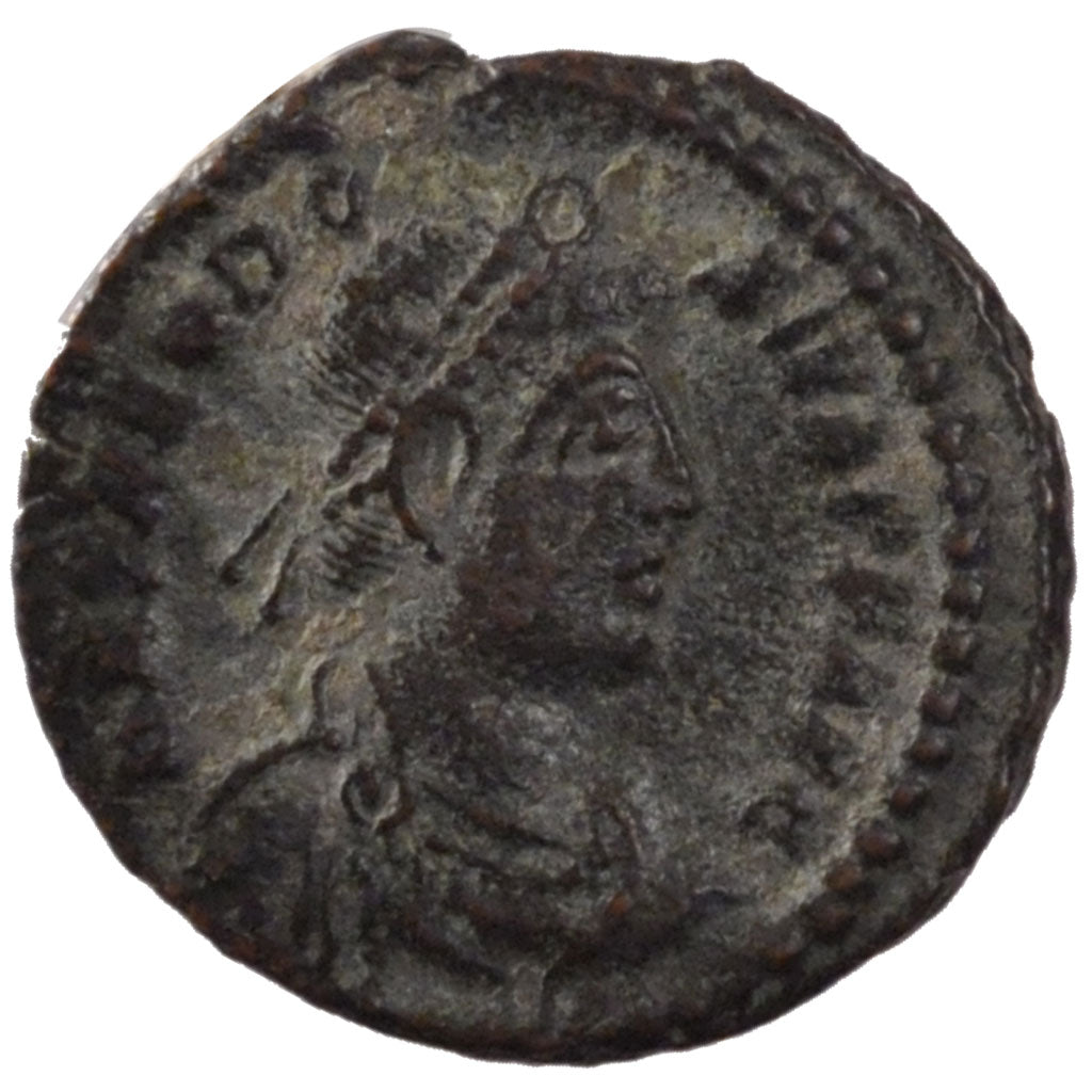 Theodosius I, Nummus, Siscia, AU(50-53), Bronze, Cohen #64, 1.50