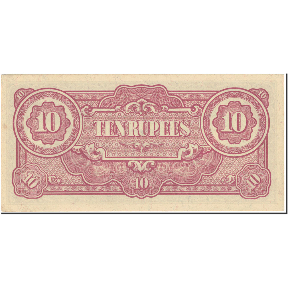 Billete, 10 Rupees, 1942-1944, Birmania, KM:16a, Undated (1942-44), EBC