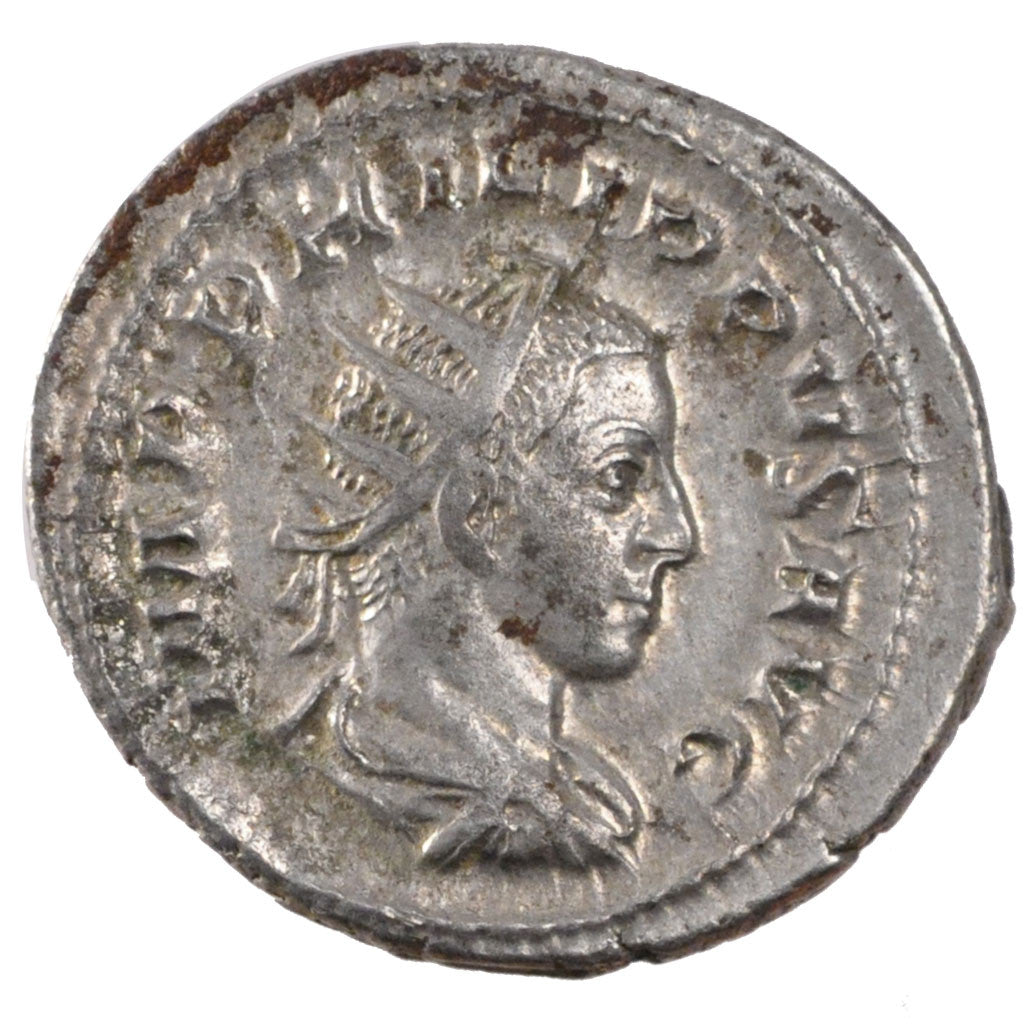 Coin, Philip II, Antoninianus, AU(50-53), Billon, Cohen:23