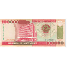 Billet, Mozambique, 100,000 Meticais, 1993, Undated (1993), KM:139, NEUF