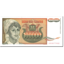 Banknote, Yugoslavia, 100,000 Dinara, 1993, Undated (1993), KM:118, UNC(65-70)