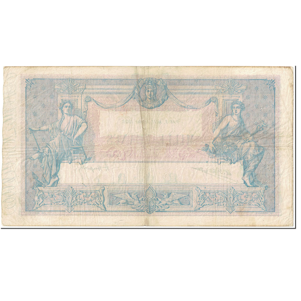 France, 1000 Francs, 1 000 F 1889-1926 ''Bleu et Rose'', 1926, 1926-01-11, TB+