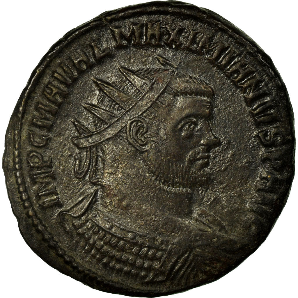 Coin, Maximianus, Antoninianus, Siscia, AU(50-53), Bronze, Cohen:71