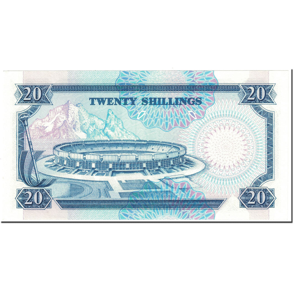 Banknote, Kenya, 20 Shillings, 1991, 1991-07-01, KM:25d, UNC(65-70)