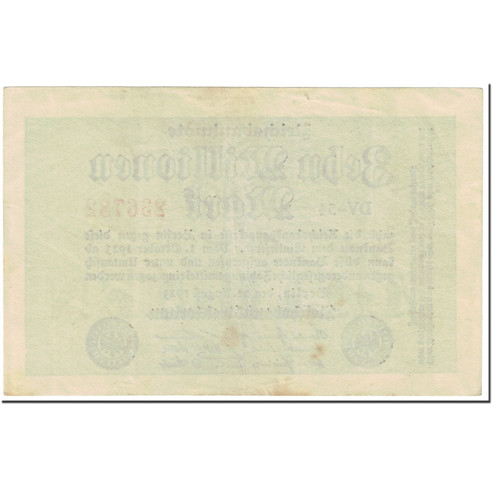 Banknote, Germany, 10 Millionen Mark, 1923, 1923-08-22, KM:106a, UNC(60-62)