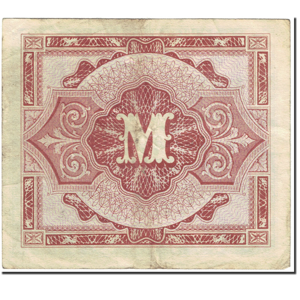 Banknote, Germany, 1 Mark, 1944, Undated (1944), KM:192a, VF(30-35)