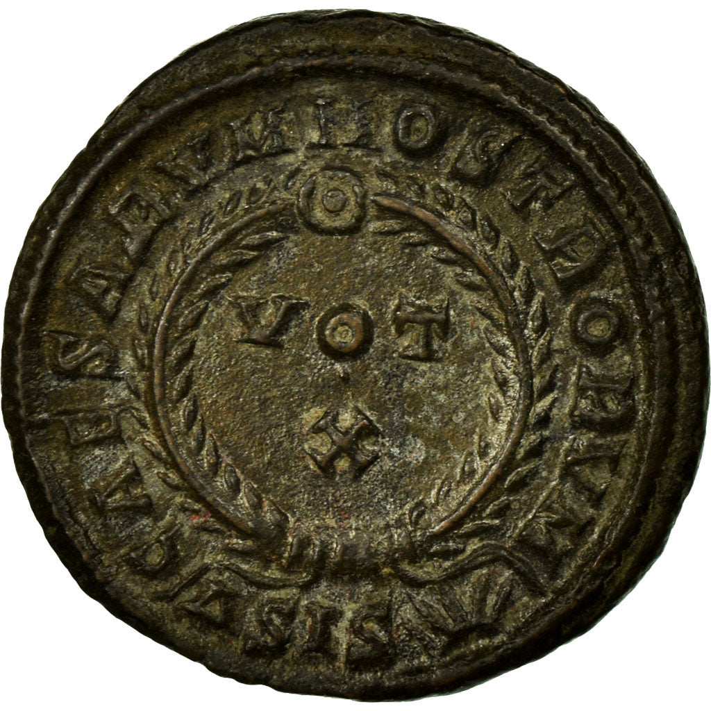 Coin, Crispus, Nummus, Siscia, MS(60-62), Copper, Cohen:44