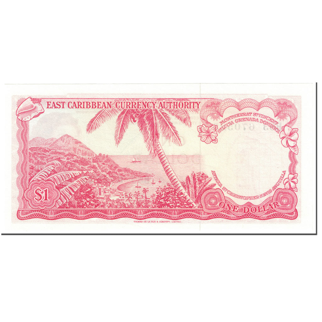 Banknote, East Caribbean States, 1 Dollar, 1965, Undated (1965), KM:13g