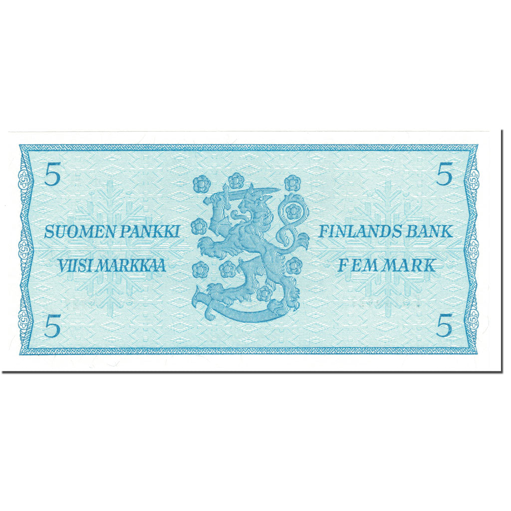 Banknote, Finland, 5 Markkaa, 1963, 1963-04-25, KM:99a, UNC(65-70)