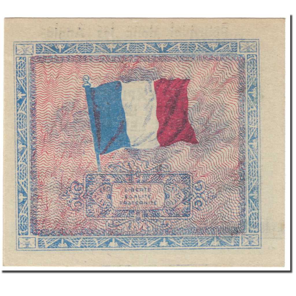 Francia, 5 Francs, 1944 Flag/France, 1944, Undated (1944), FAKE, SPL-