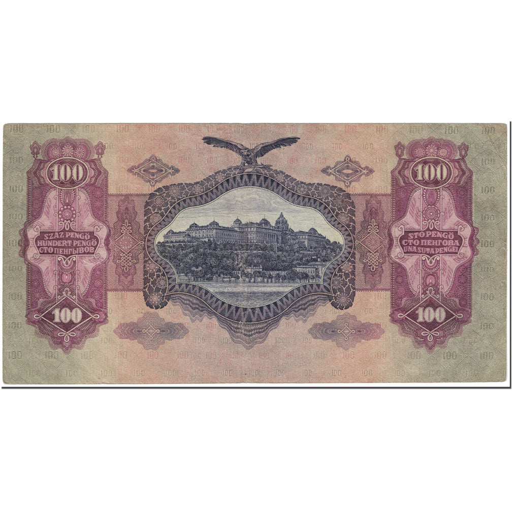 Biljet, Hongarije, 100 Pengö, 1930, 1930-07-01, KM:98, SUP