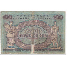 Banknote, Ukraine, 100 Hryven, 1918, Undated (1918), KM:22a, VG(8-10)