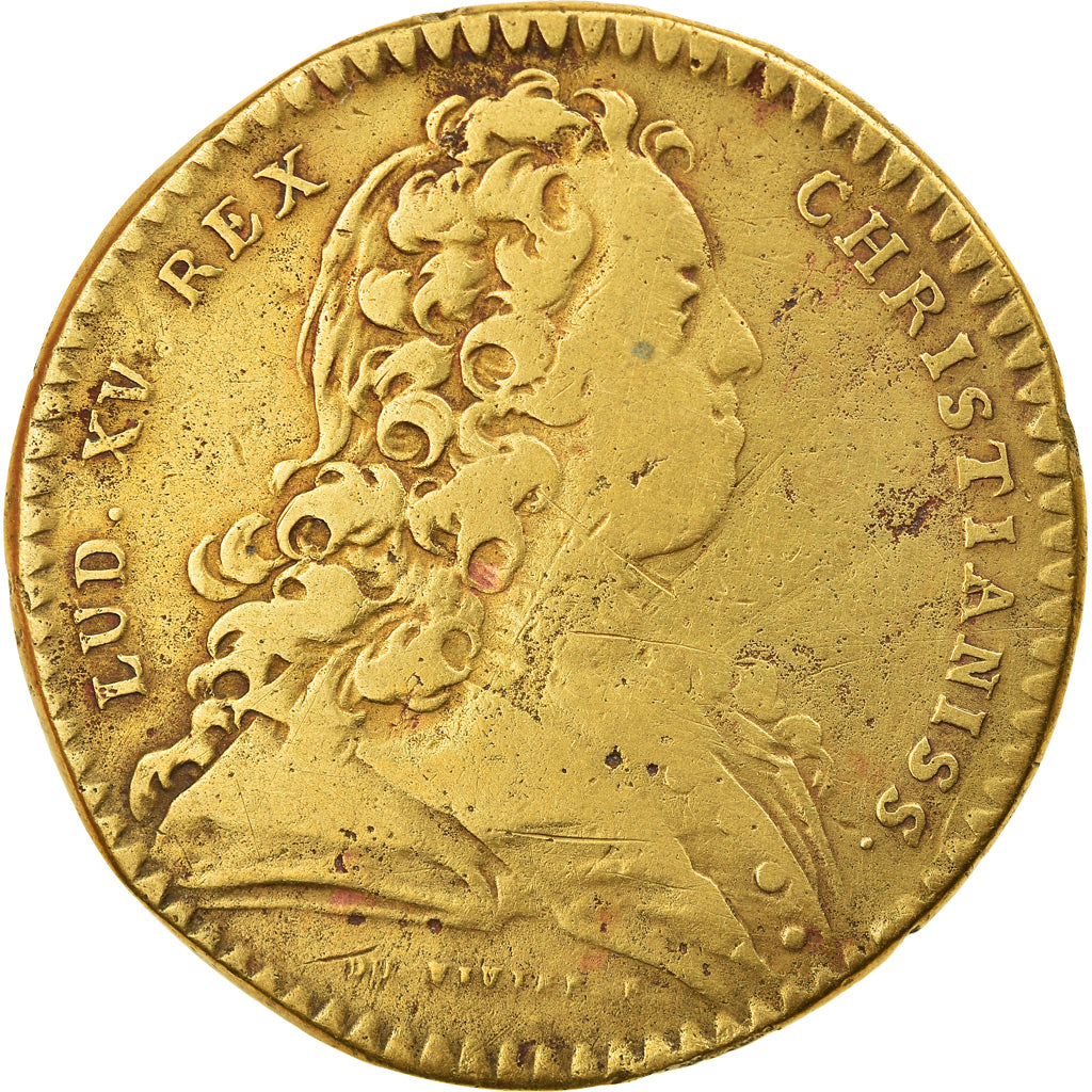 France, Token, Royal, Louis XV, États d'Artois, VF(20-25), Brass