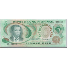 Banknote, Philippines, 5 Piso, 1970, UNdated (1970), KM:153a, UNC(65-70)