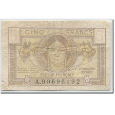 France, 5 Francs, 1947 French Treasury, 1947, Undated (1947), B, Fayette:VF29.1
