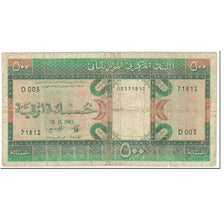 Geldschein, Mauretanien, 500 Ouguiya, 1985, 1985-11-28, KM:6c, SGE