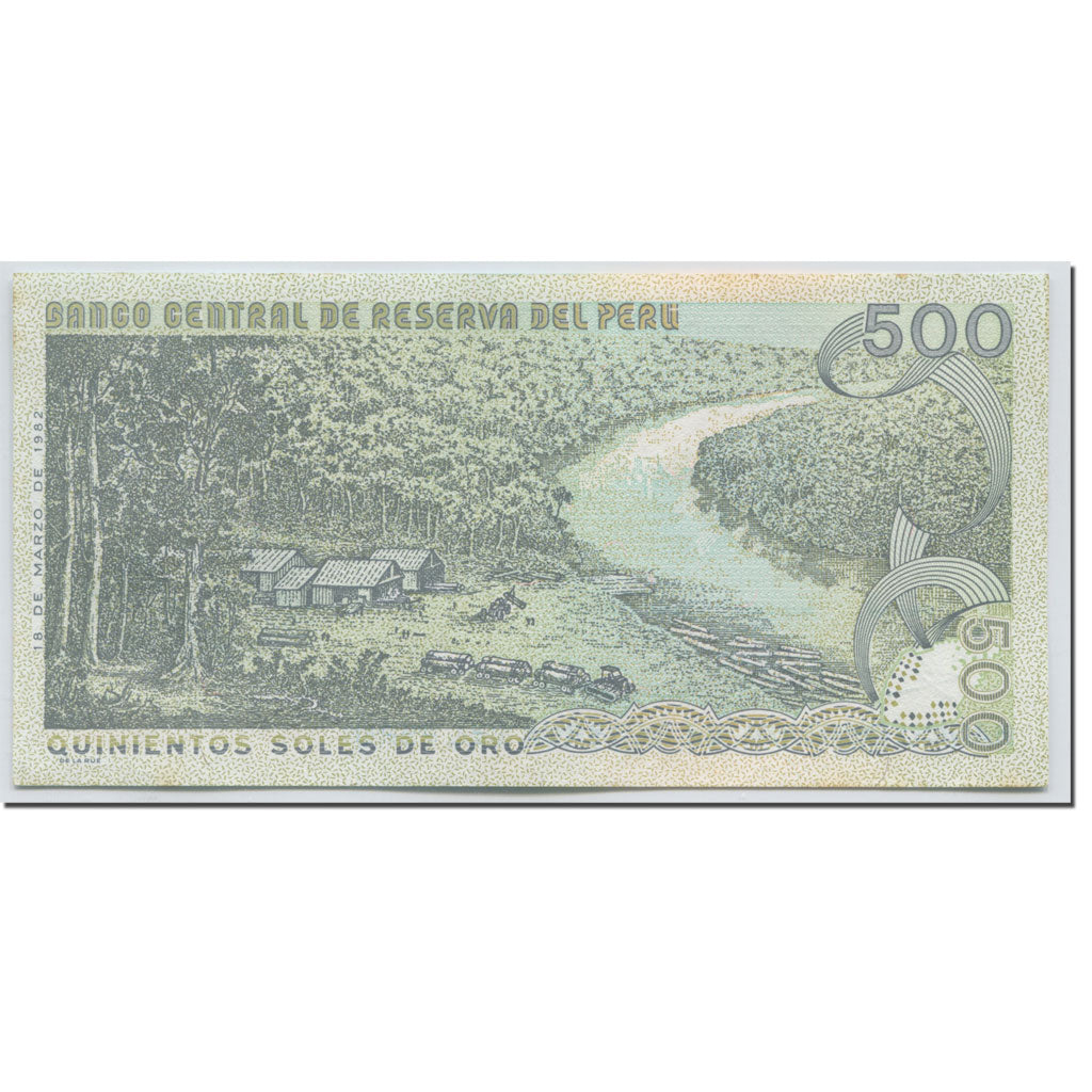 Banknote, Peru, 500 Soles De Oro, 1982, 1982-03-18, KM:125a, UNC(65-70)