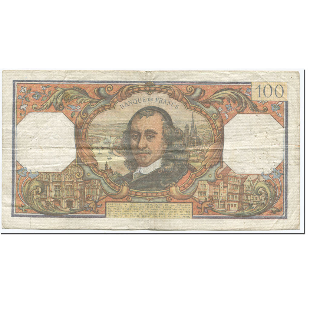 Frankrijk, 100 Francs, 100 F 1964-1979 ''Corneille'', 1967, 1967-12-07, TB