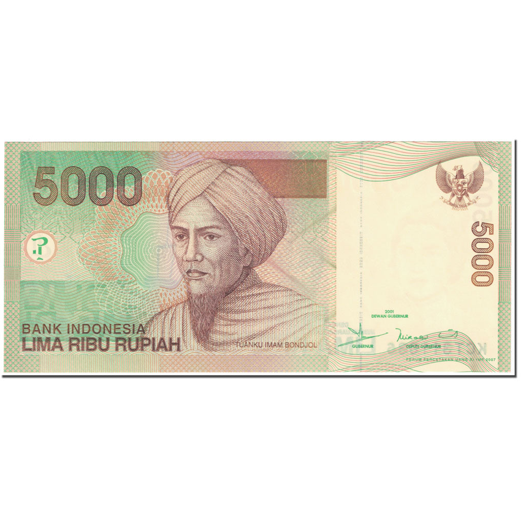 Banconote, Indonesia, 5000 Rupiah, 2009, Undated (2009), KM:142i, FDS