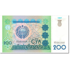 Banknote, Uzbekistan, 200 Sum, 1997, Undated (1997), KM:80, UNC(65-70)