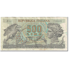 Banknote, Italy, 500 Lire, 1966, 1966-06-20, KM:93a, VF(30-35)
