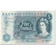 Banknote, Great Britain, 5 Pounds, 1966, Undated (1966), KM:375b, AU(55-58)