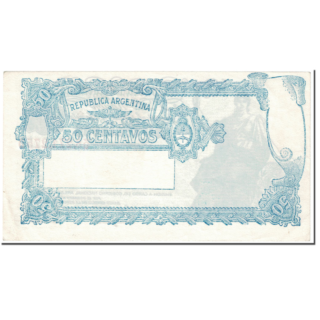 Banknote, Argentina, 50 Centavos, 1947, Undated (1947), KM:250a, UNC(60-62)