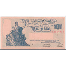 Banknote, Argentina, 1 Peso, 1946, Undated (1946), KM:251d, UNC(65-70)