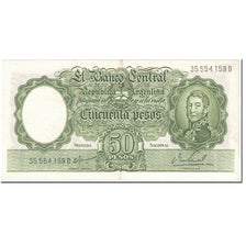 Banknote, Argentina, 50 Pesos, 1955, Undated (1955), KM:271d, AU(55-58)
