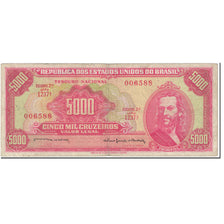 Banconote, Brasile, 5000 Cruzeiros, 1964, Undated (1964), KM:182b, BB