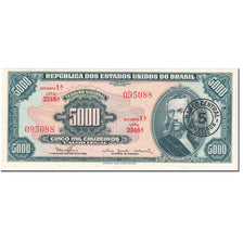 Geldschein, Brasilien, 5 Cruzeiros Novos on 5000 Cruzeiros, 1967, Undated