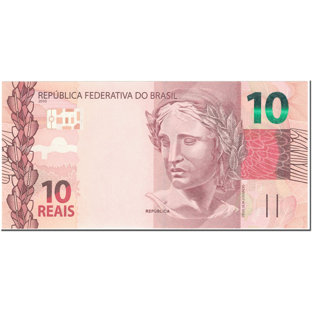 Banknote, Brazil, 10 Reais, 2010, Undated (2010), KM:253, UNC(65-70)