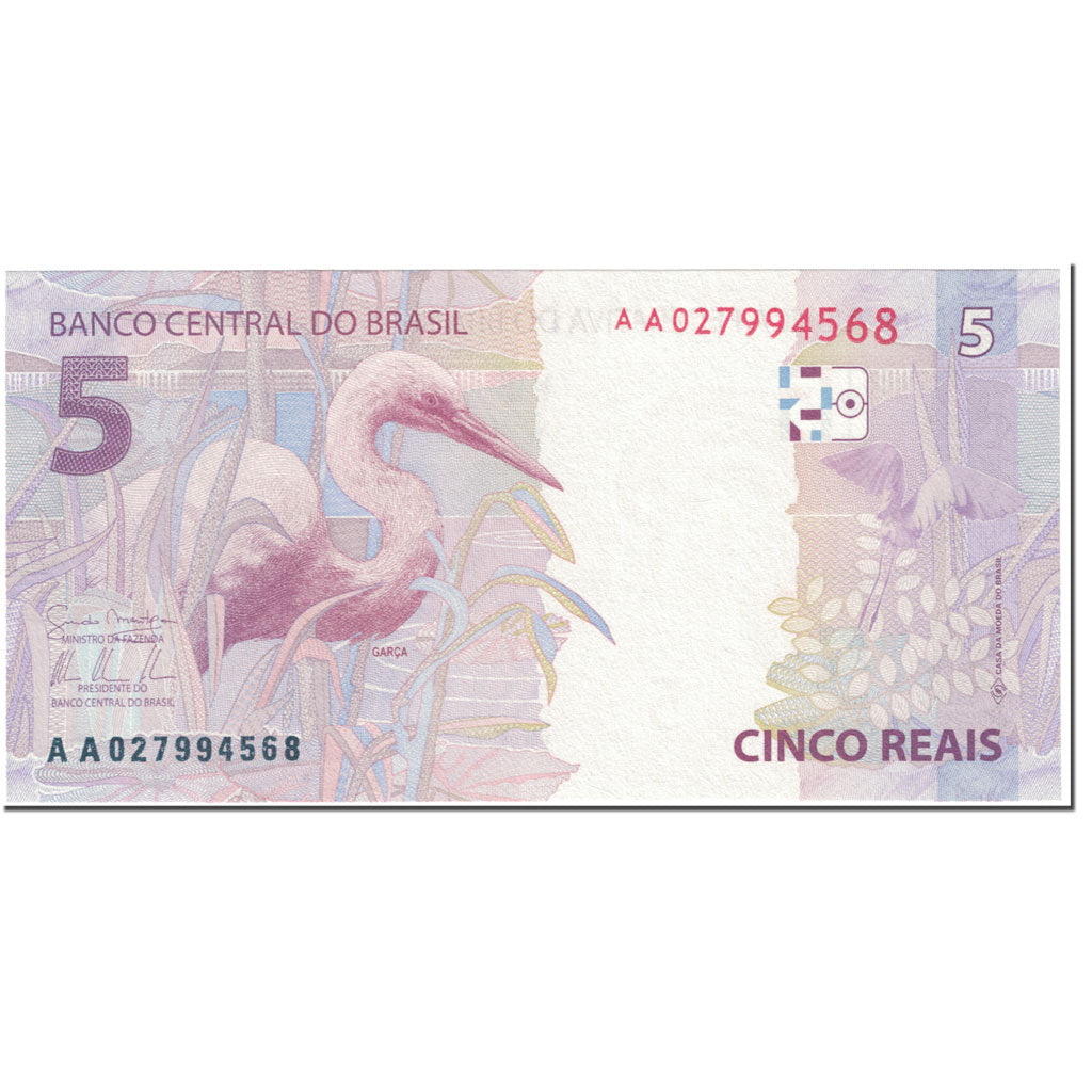Banknote, Brazil, 5 Reais, 2010, Undated (2010), KM:252, UNC(65-70)